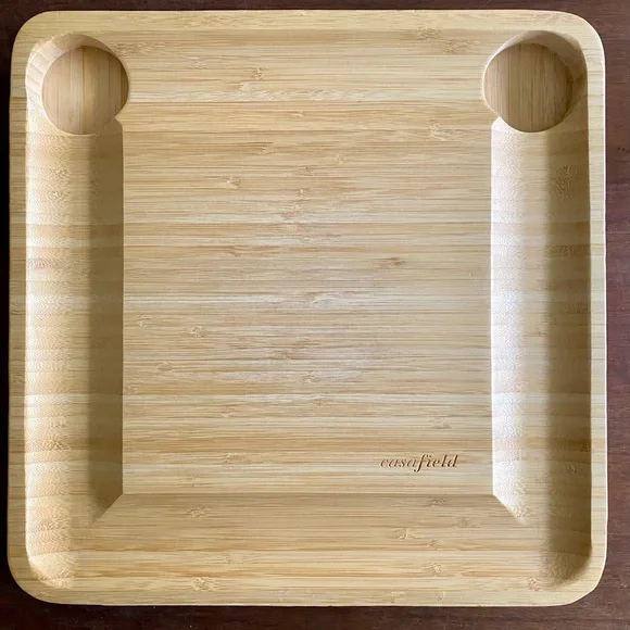 Bamboo Cheese Board and Knife Set - Natural - Picture 6 of 6